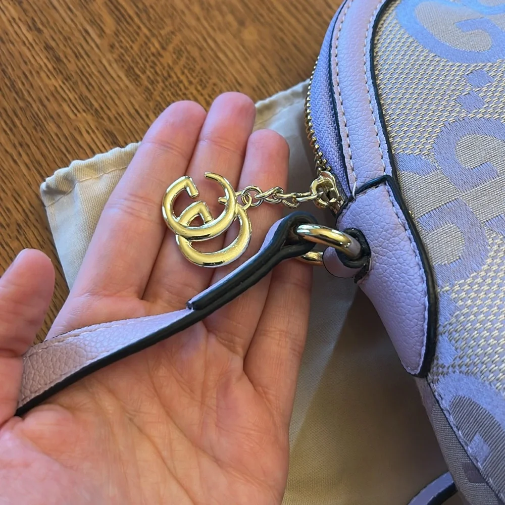 Lilac Purple & Cream Gucci Bag - Picture 3 of 12